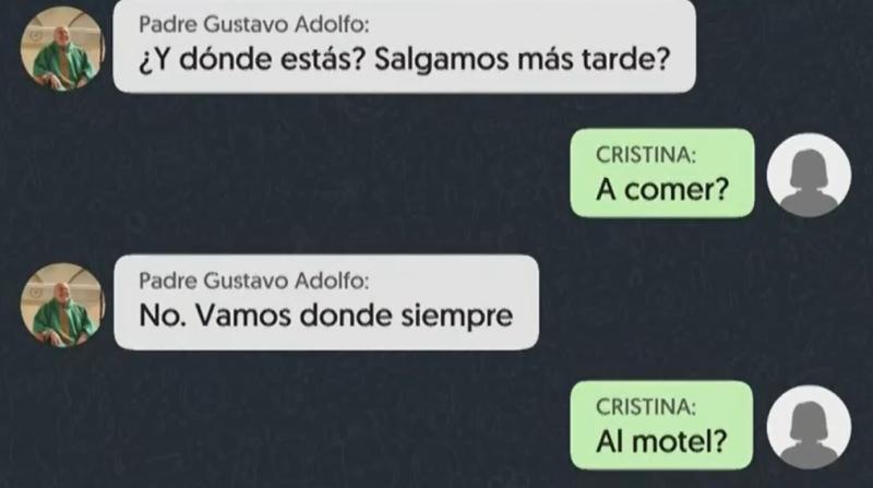 “Tienes que guardar esto como un secreto”: Denuncian a sacerdote de mantener relación con feligresa de Los Andes | Captura de Reportajes T13