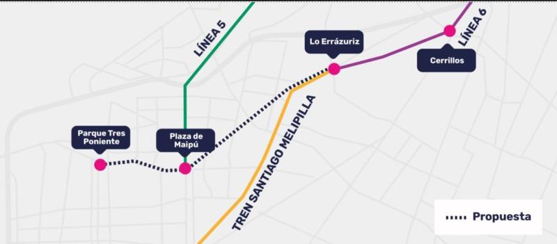 Propuesta de extensión del Metro hasta Maipú - X Tomás Vodanovic