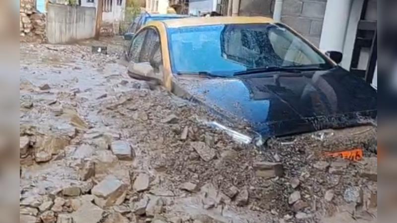 @RedGeoChile/Sole Soledad Oxa - Complejo escenario en Huatacondo tras aluvión en el norte