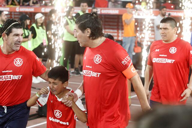 Agencia Uno - Salas y Zamorano en el "Partido de Leyendas"