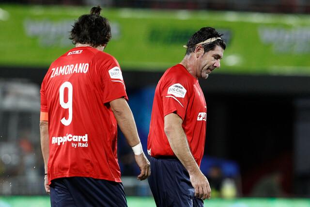 Agencia Uno - Salas y Zamorano en el "Partido de Leyendas"