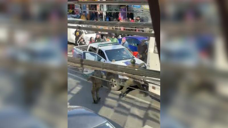 Incidentes en fiscalización de comercio informal en San Antonio