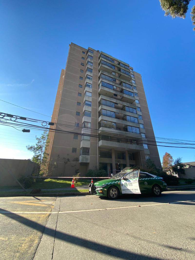 T13 - Edificio desde el que cayeron dos niños en San Pedro de la Paz