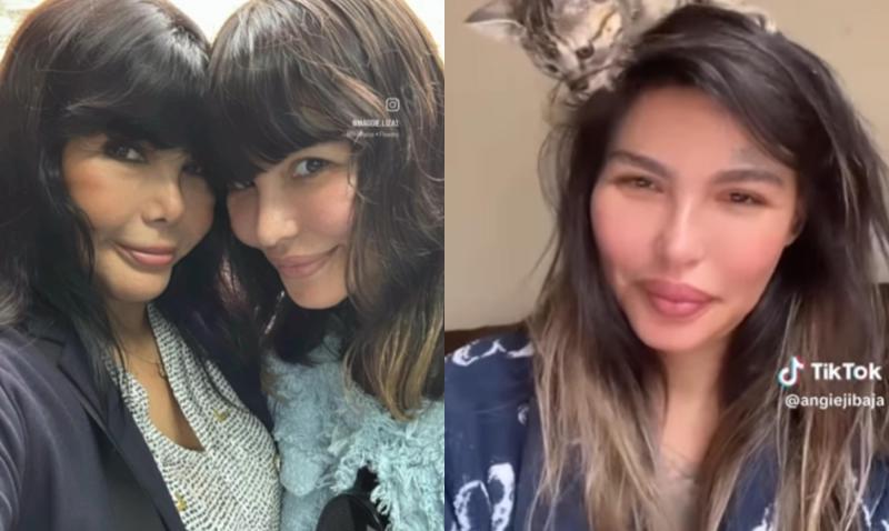 Instagram - Angie Jibaja y su madre / TikTok - Angie Jibaja