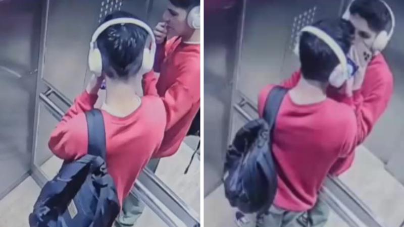 Cámaras de seguridad captaron a Francisco Albornoz - Archivo T13