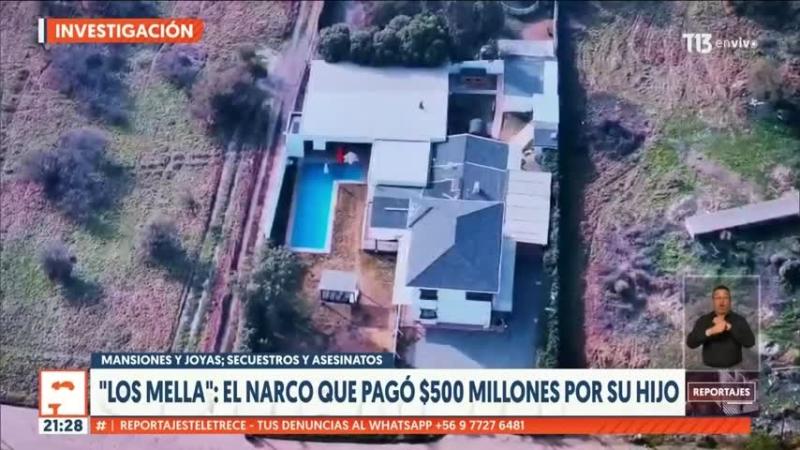 Así era la lujosa propiedad donde vivía Marcelo Mella, "El Mella".