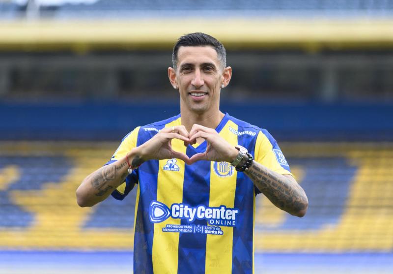 AFP - Ángel Di María regresó a Rosario Central