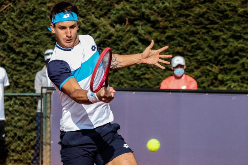 Agencia Uno (archivo) - Camilo Ugo Carabelli vención a Garin en Bastad