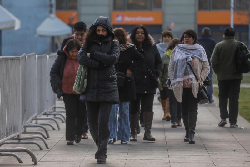 Agencia Uno - Baja la temperatura en Santiago
