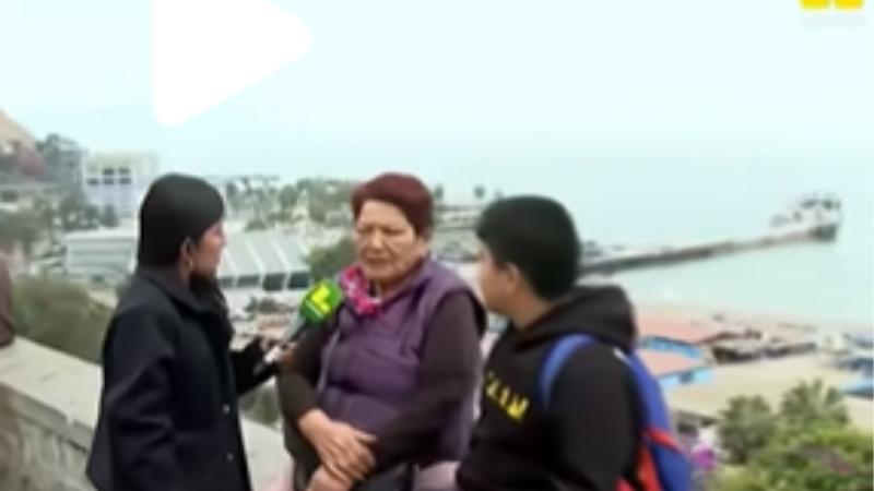 TikTok - Abuela desata controversia al llevar a su nieto a la playa en plena alerta de tsunami en Perú