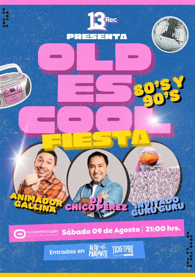 "Old es Cool": El 13 tendrá su primera gran fiesta para todo público