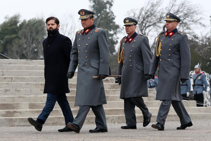 Aton- Presidente Boric en la ceremonia del juramento a la bandera