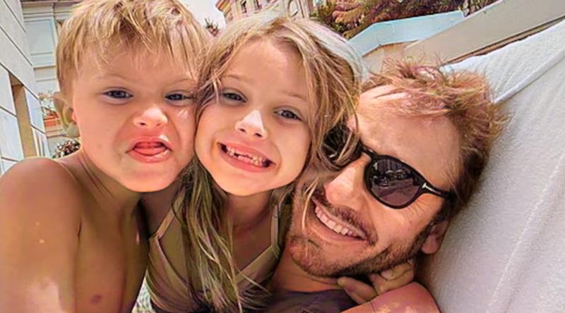 Instagram - Benjamín Vicuña con Amancio y Magnolia