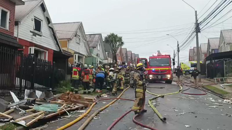 Canal 13 - Explosión en Temuco