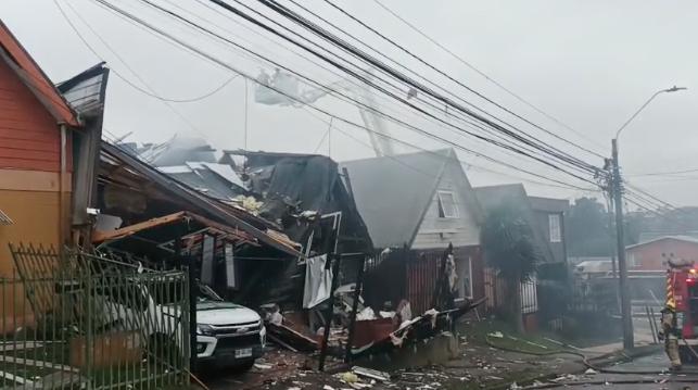 T13 - Reportan explosión de casa en Temuco: ordenan evacuación en el sector