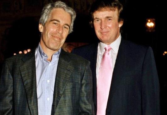 Donald Trump y Jeffrey Epstein - RRSS