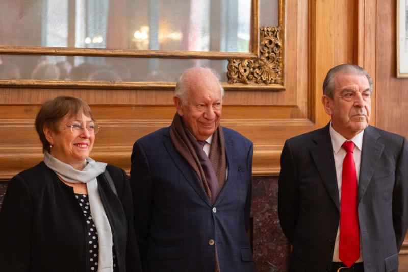 Agencia Uno - Expresidente Bachelet, Lagos y Frei