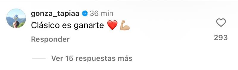 Captura - El mensaje de Gonzalo Tapia