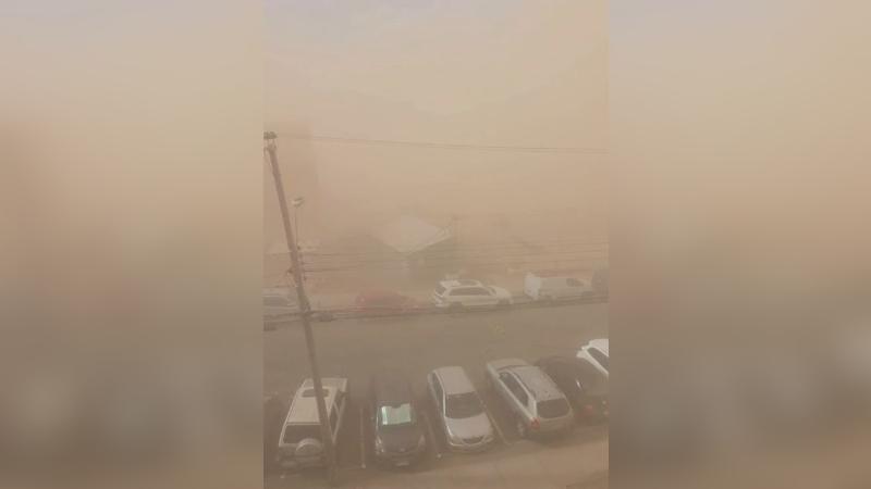 Tormentas de arena en Arica e Iquique