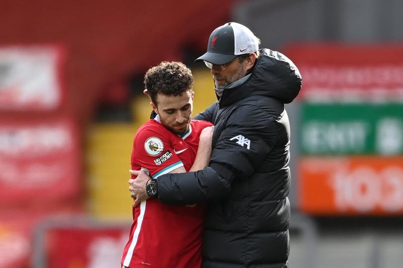 AFP - Jürgen Klopp y Diogo Jota 