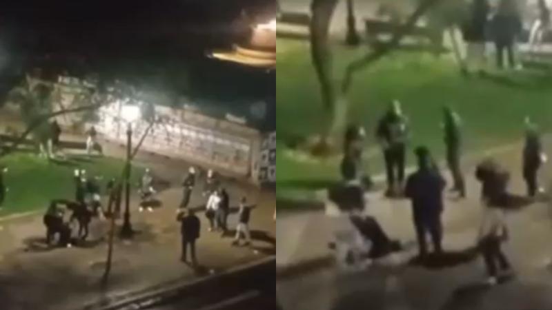 T13 - "A él lo comenzaron a apuñar y al amigo lo asfixiaron": Familia de joven que acusó ataque de "La Jauría" detalla ataque en Plaza Baquedano