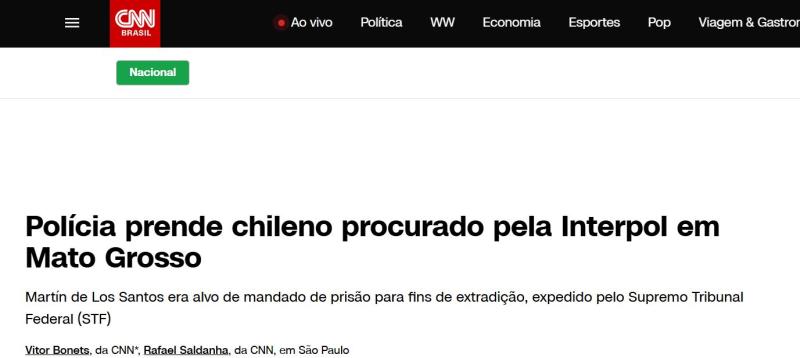 CNN Brasil - Así cubrieron el caso Martín de los Santos