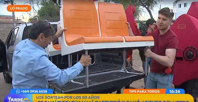 La Tarde es Nuestra - Entrega de asientos de Metro