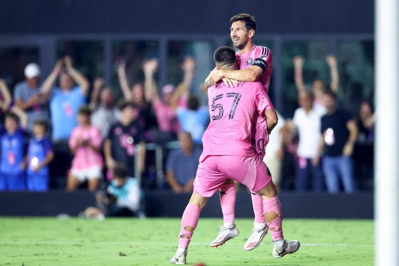 AFP - Lionel Messi celebrando