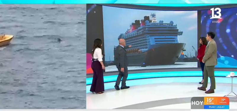 Tu Día - Hombre salta de crucero en movimiento