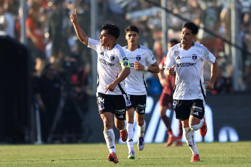 Vicente Pizarro Celebrando Colo Colo vs. La Serena - Photosport