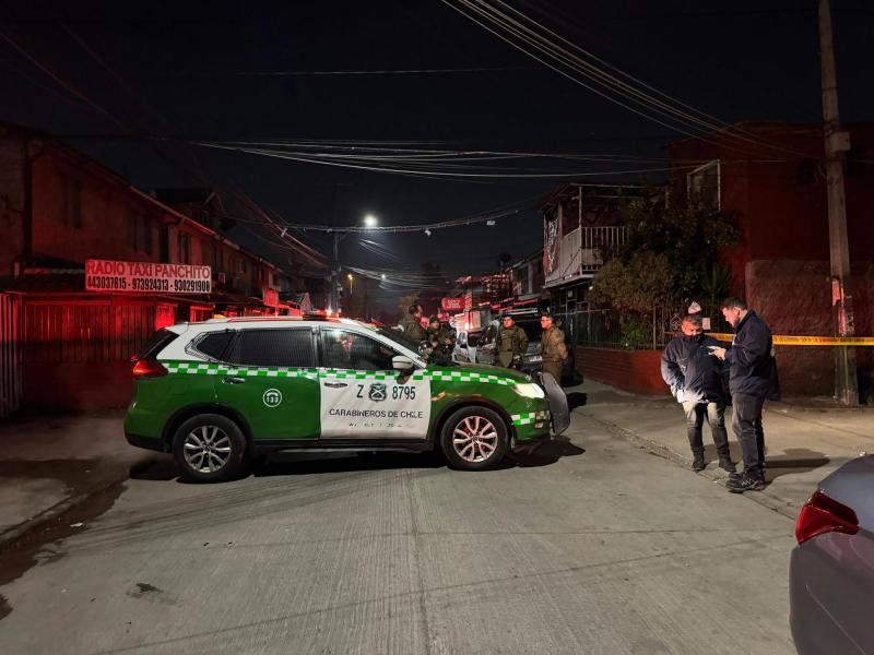 T13 - Hombre muere y otro resulta herido tras ataque con arma de fuego en La Pintana