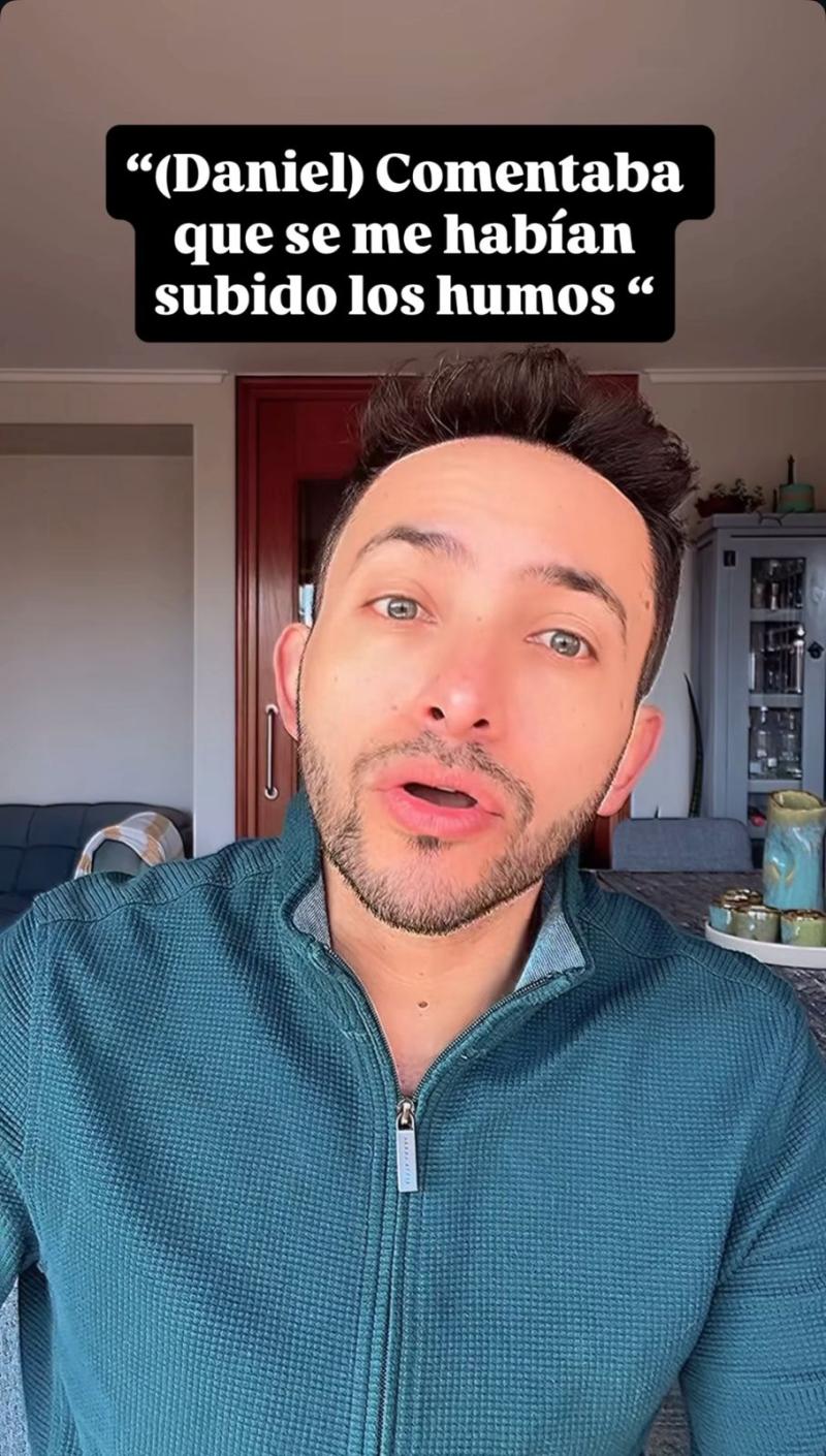 Captura de pantalla Instagram - Hugo Valencia dio la versión de Rosario Bravo sobre la pelea con Daniel Fuenzalida