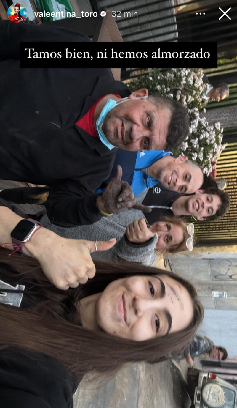 Valentina Toro fue en ayuda de sus padres y vecinos tras grave incendio | Instagram Valentina Toro