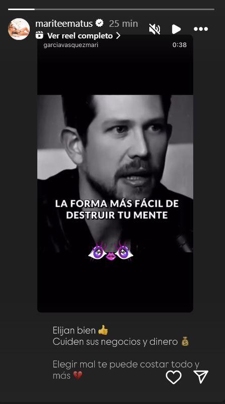 Marité Matus confirma separación con Camilo Huerta - Instagram