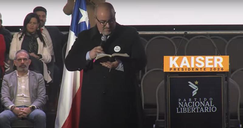 Partido Nacional Libertario - Proclamación a Johannes Kaiser