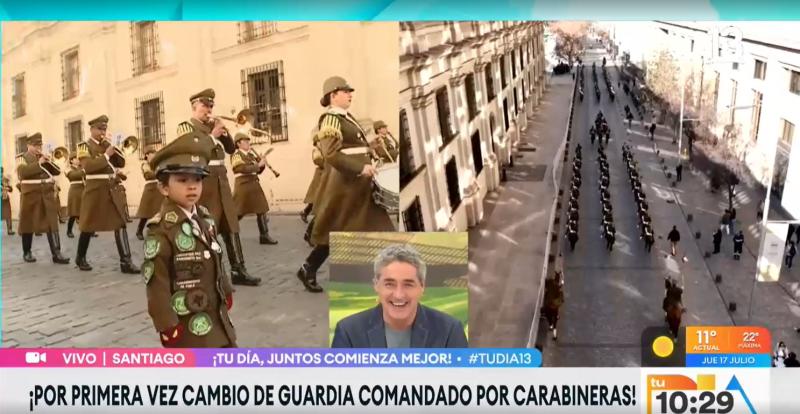 Tu Día - Niño vestido de carabinero