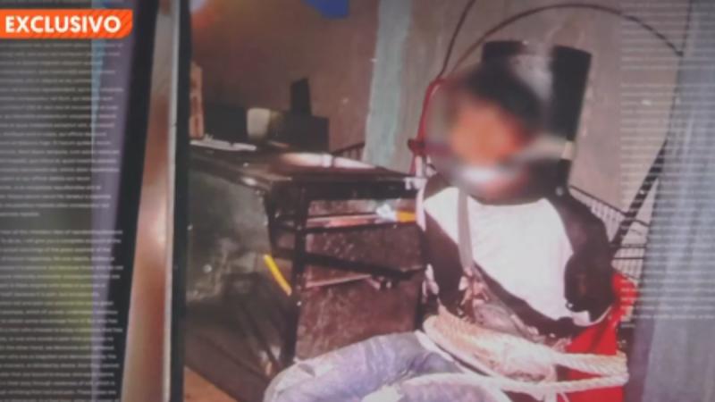 La foto del hombre que reveló la casa de tortura en Estación Central