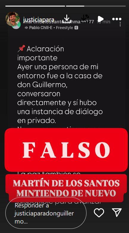 Captura - Comunicado de familia de conserje agredido