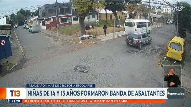 Según Fiscalía y PDI, la niña es sindicada como la líder de una banda criminal dedicada al robo violento de celulares a estudiantes de liceos de la comuna.