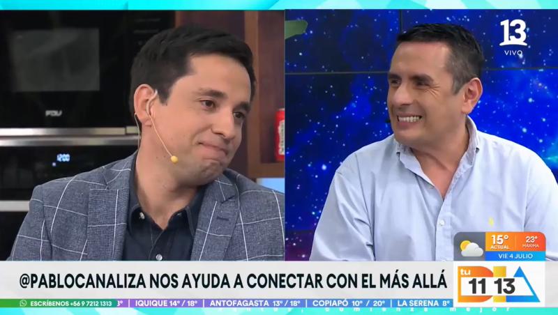 Canal 13 - José María del Pino y Pablo Canaliza en Tu Día
