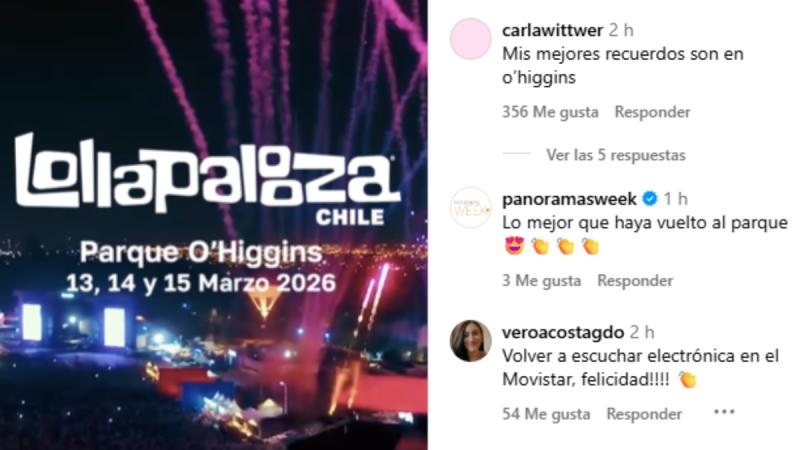 Regreso de Lollapalooza a Parque O’Higgins genera discrepancias
