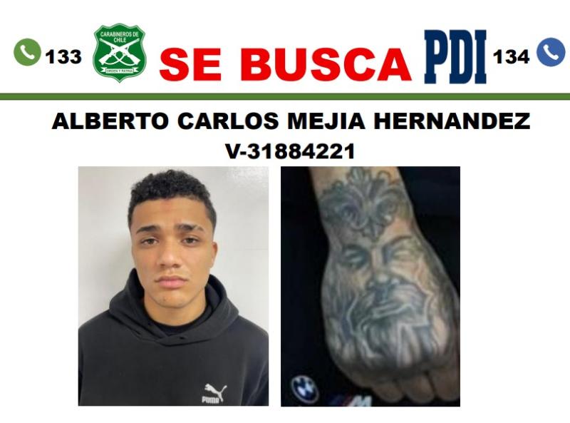 Carabineros - Se busca a sicario venezolano liberado