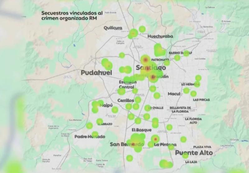 Secuestros en Chile: Cuánto han aumentado con los años y dónde se producen
