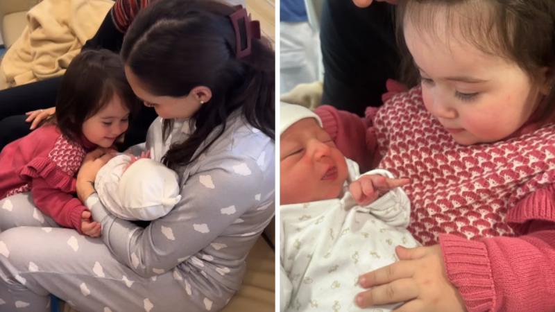 Hija mayor de Vale Roth conoció a su hermanita - Instagram