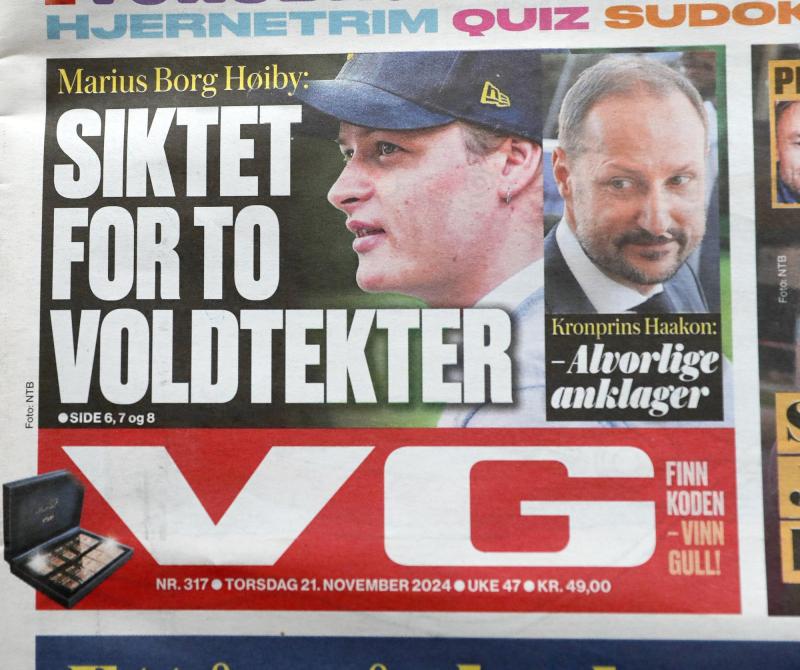 Reuters - Acusan de cuatro violaciones a hijo de princesa de Noruega