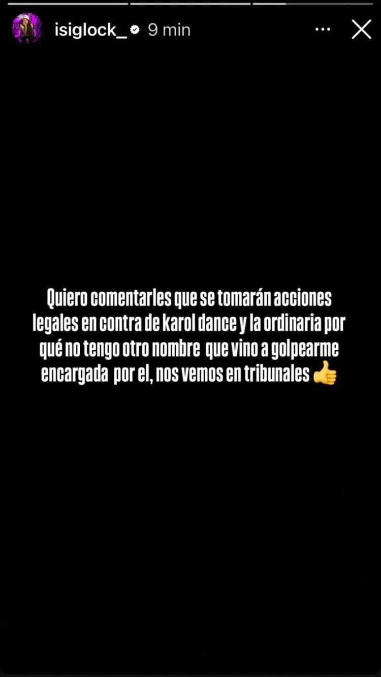 DJ Isi Glock sufrió una golpiza mientras se presentaba en un bar - RRSS