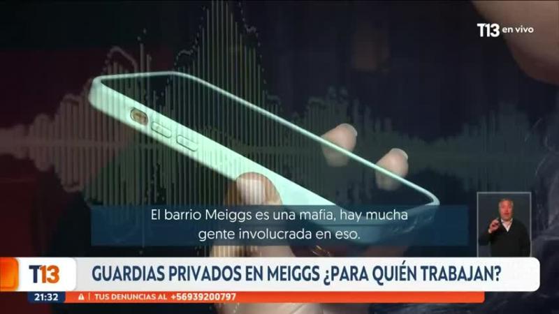 ¿Para quién trabajan los guardias privados en Barrio Meiggs?