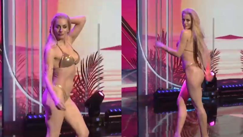 El 13 - Catalina Palacios impacta con traje de baño en la final de Miss Universo Chile 2025