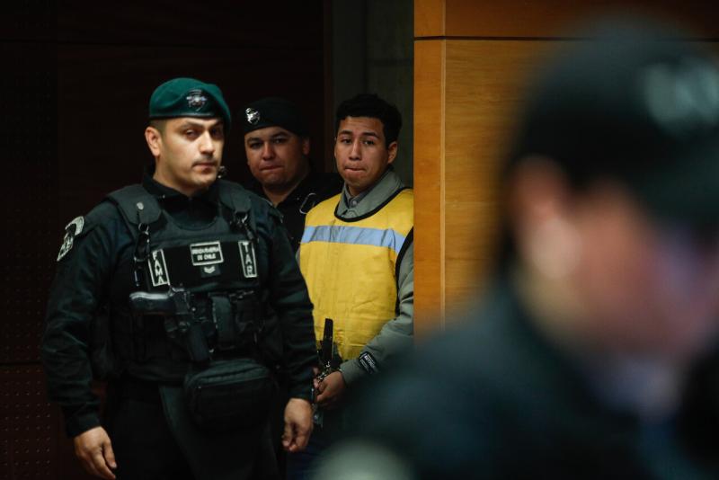 Juan González escapó de la cárcel en la fuga - Foto de la lectura de su sentencia en abril de 2025 (AUNO)