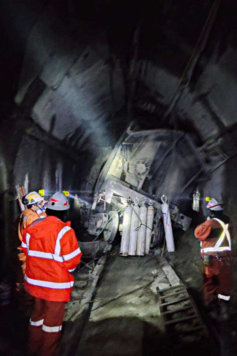Mina El Teniente, donde se mantienen atrapados cinco mineros - AUNO